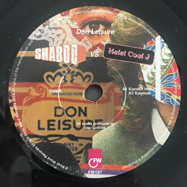 Don Leisure : Shaboo vs Halal Cool J (7", Single)