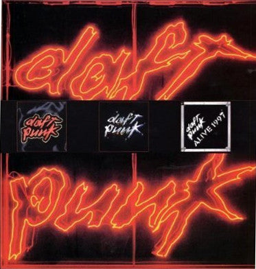 Daft Punk : Homework / Discovery / Alive 1997 (Box, Comp + 2xLP, Album + 2xLP, Album + LP, Album)