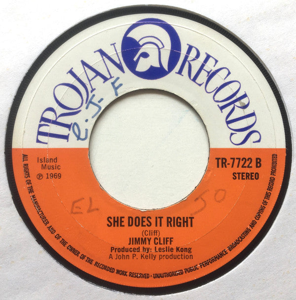 Jimmy Cliff : Vietnam / She Does It Right (7", Single)