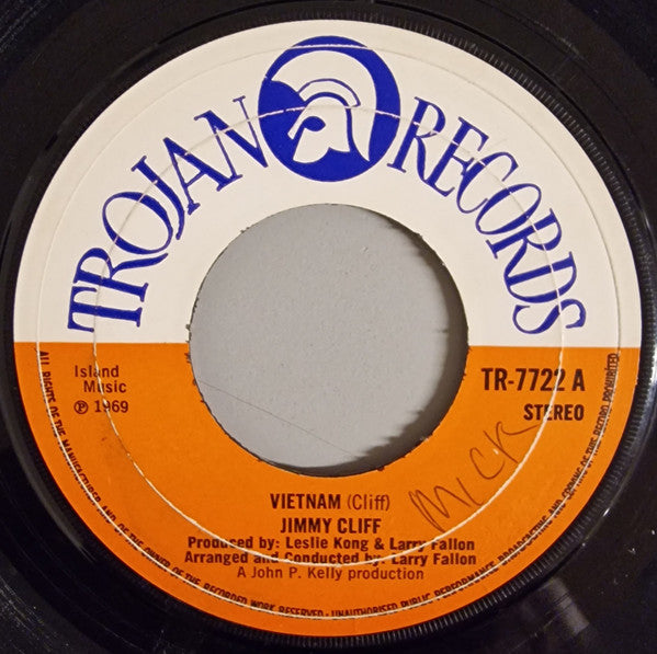 Jimmy Cliff : Vietnam / She Does It Right (7", Single)