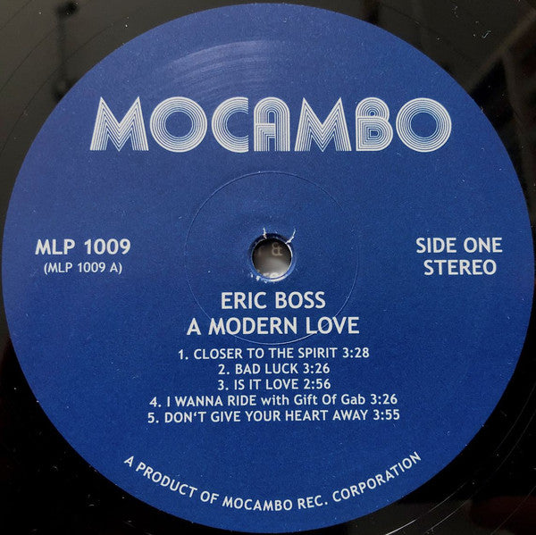 Eric Boss* : A Modern Love (LP, Album)