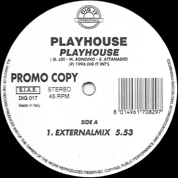 Playhouse (3) : Playhouse (12", Promo)