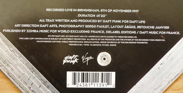 Daft Punk : Alive 1997 (LP, Album)