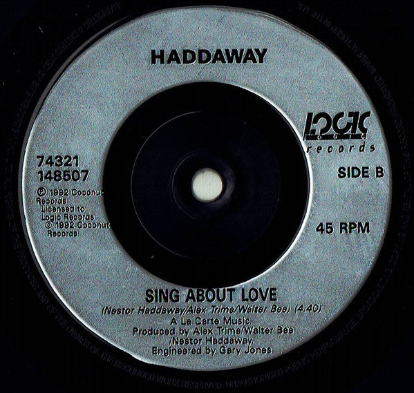 Haddaway : What Is Love (7", Single, Car)