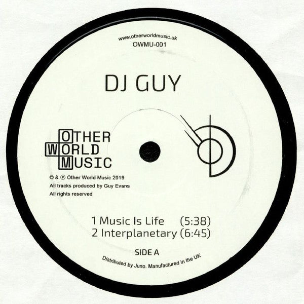 DJ Guy (4) : OWMU001 (12", EP, Ltd)