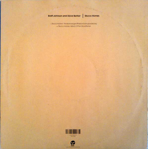 Brett Johnson And Dave Barker : Stucco Homes (12")