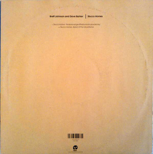 Brett Johnson And Dave Barker : Stucco Homes (12")