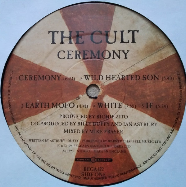 The Cult : Ceremony (LP, Album)