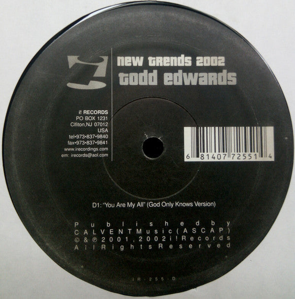 Todd Edwards : New Trends 2002 (2x12")