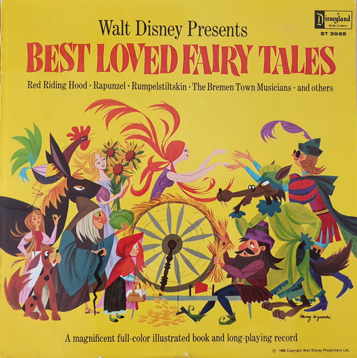Jean Aubrey : Walt Disney Presents Best Loved Fairy Tales (LP, Album, RE)