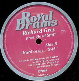 Richard Grey Pres. Hard Stuff : Synthetic Drums (12")