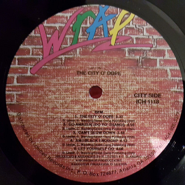 BFM : The City O' Dope (LP, Album)