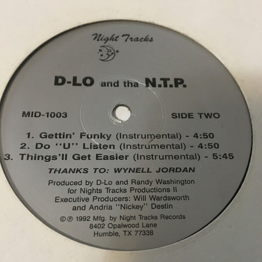 D-Lo and tha N.T.P. : Gettin' Funky (12", Single)