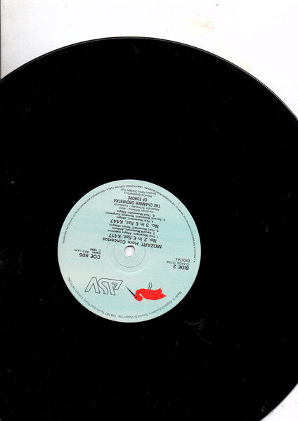 Mozart*, Jonathan Williams (7), The Chamber Orchestra Of Europe : The Four Horn Concertos (LP, Album)