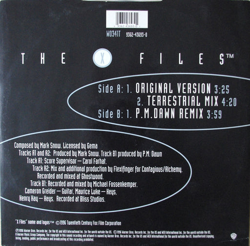 Mark Snow : The X-Files (12")
