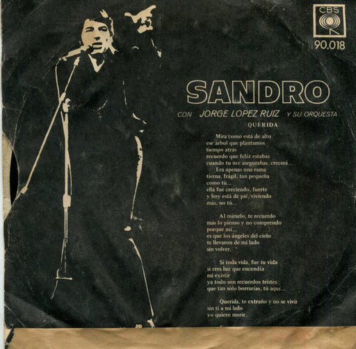 Sandro (25) : Querida / Porque Yo Te Amo (7")