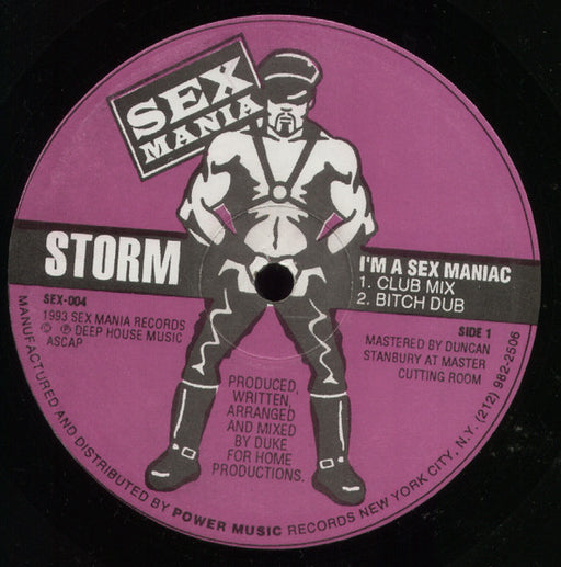 Storm* : I'm A Sex Maniac (12")