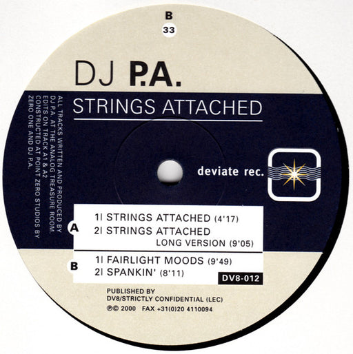 DJ P.A.* : Strings Attached (12")