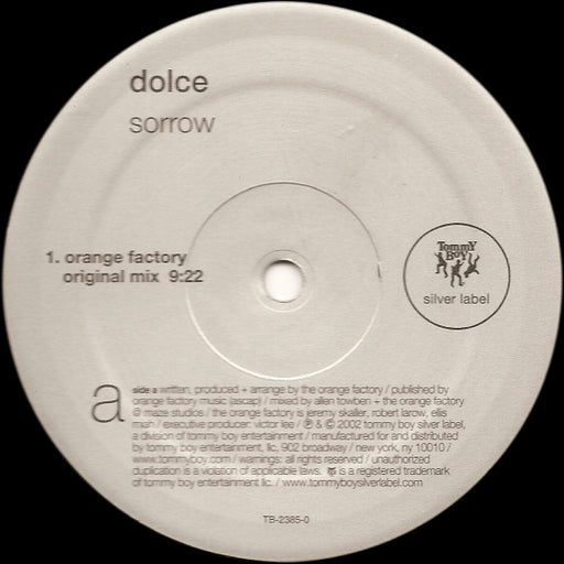 Dolce : Sorrow (12")