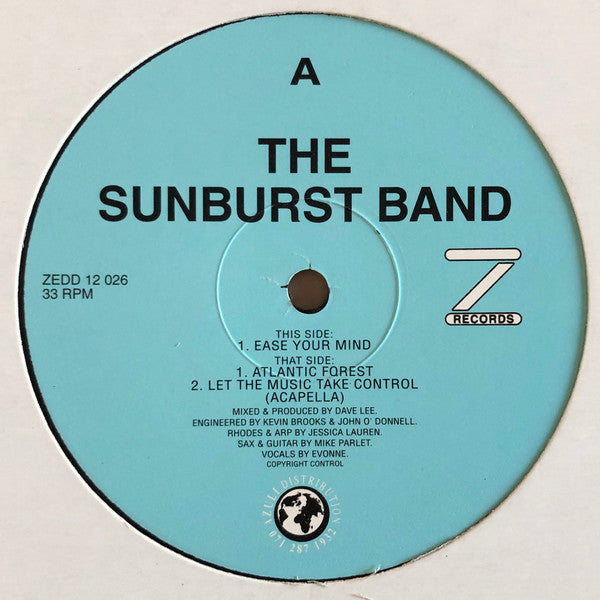 Joey Negro Presents The Sunburst Band : Ease Your Mind / Atlantic Forest (12")