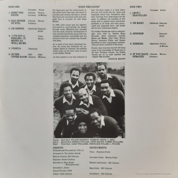 The Golden Chords (2) : Keep The Faith (LP, Album)