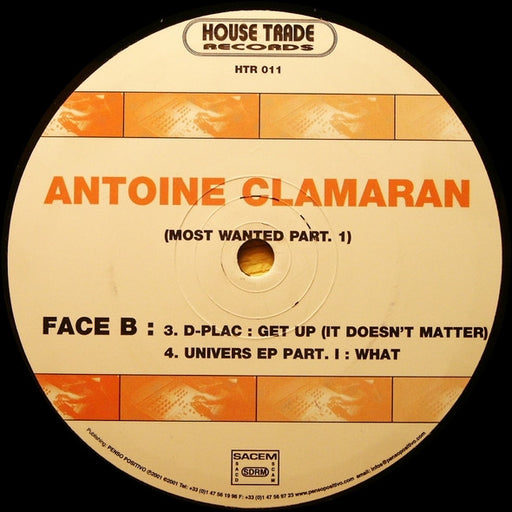 Antoine Clamaran : Most Wanted Singles Part. 1 (12")