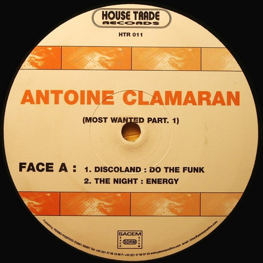 Antoine Clamaran : Most Wanted Singles Part. 1 (12")