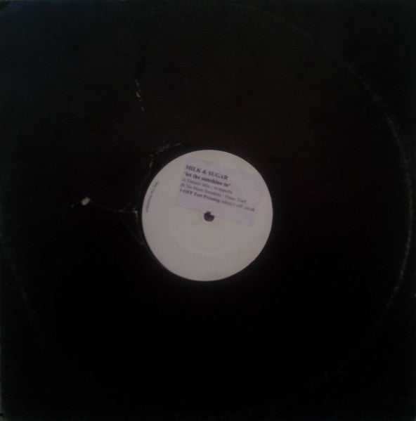 Milk & Sugar : Let The Sunshine In (12", TP, W/Lbl)