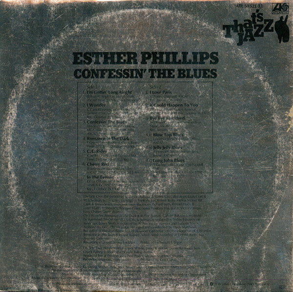 Esther Phillips : Confessin' The Blues (LP, Album, RE)