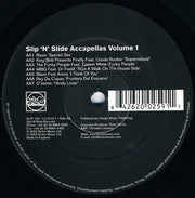 Various : Slip 'n' Slide Accapellas Volume 1 (12")