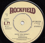 Airwaves (4) : So Hard Livin' Without You / Hope You Won't (7", Single)