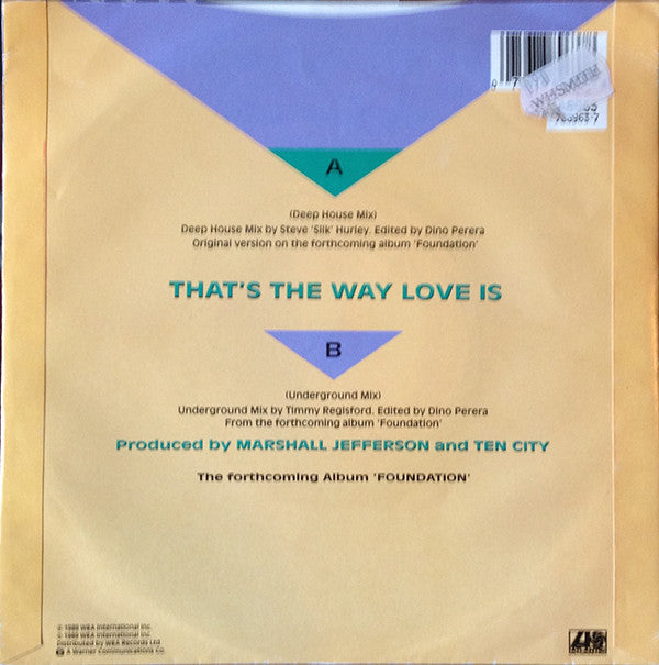 Ten City : That's The Way Love Is (7", Single)