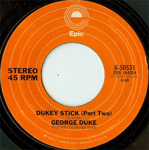 George Duke : Dukey Stick (7", Styrene, Ter)