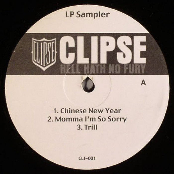 Clipse : Hell Hath No Fury (LP Sampler) (12", Smplr)