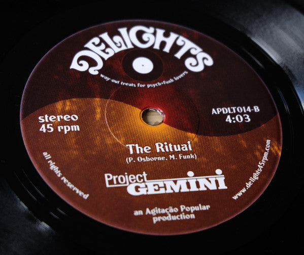Project Gemini : Path Through The Forest​ /​ The Ritual (7", Single, Ltd)
