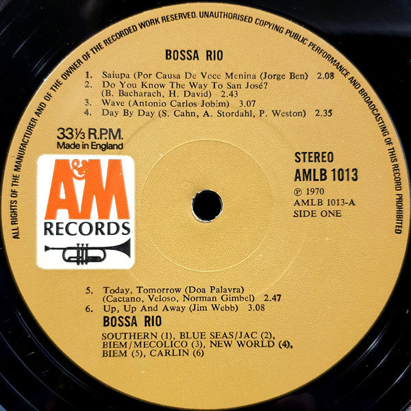 Bossa Rio : Bossa Rio (LP, Album)