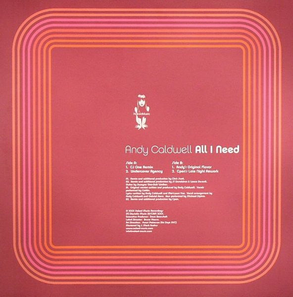 Andy Caldwell : All I Need (12", EP)