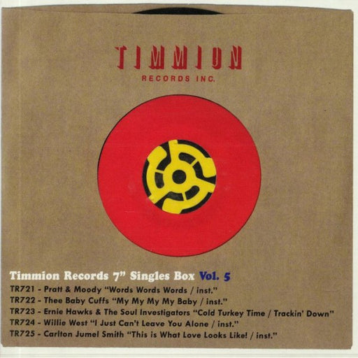 Various : Timmion Records 7" Singles Box Vol. 5 (5x7", Comp)