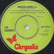 Lee Garrett : Heart Be Still / Broken Down D.J. (7")