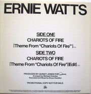 Ernie Watts : Chariots Of Fire (12", Promo)