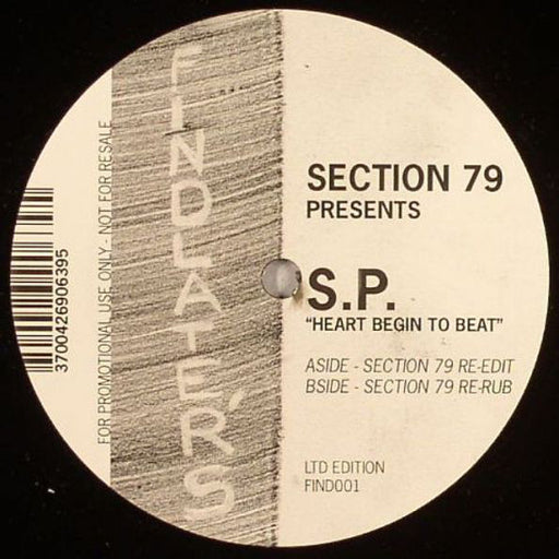 Section 79 Presents Savage Progress : Heart Begin To Beat (12", Ltd, Promo)