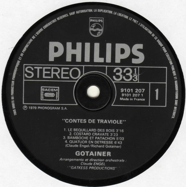 Gotainer* : Contes De Traviole (LP, Album)