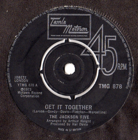 The Jackson Five* : Get It Together (7", Single, Pus)