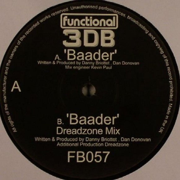 3DB (2) : Baader (12")