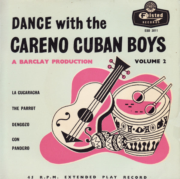 The Careno Cuban Boys* : Dance With The Careno Cuban Boys, Volume 2 (7", EP, Tur)