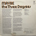 The Three Degrees : Maybe (LP, Album, RE)