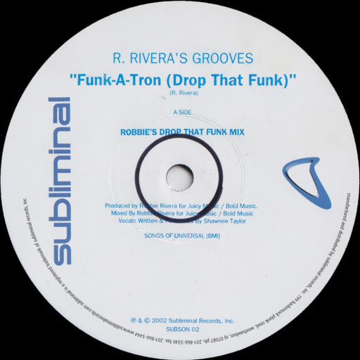 R. Rivera's Grooves* Featuring Shawnee Taylor / Evolved : Funk-A-Tron / Let Go (12")
