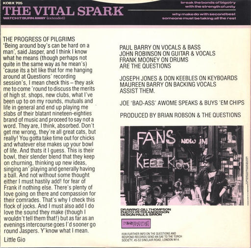 The Questions (2) : Tear Soup (12", Single)