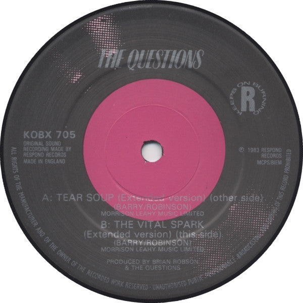 The Questions (2) : Tear Soup (12", Single)