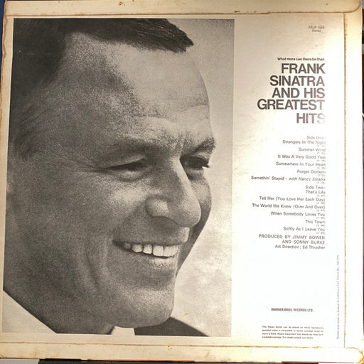 Frank Sinatra : Frank Sinatra's Greatest Hits! (LP, Comp)